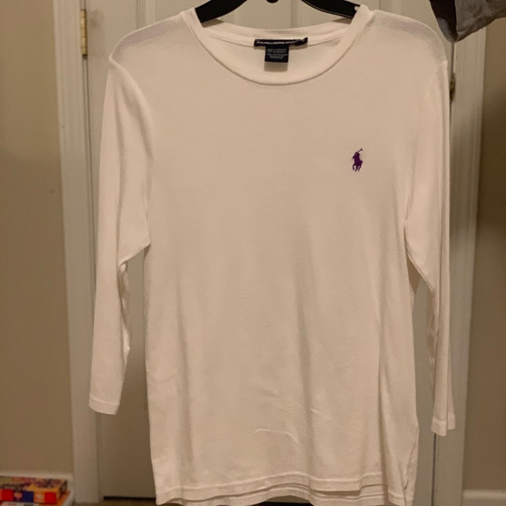 White Ralph Lauren Long Sleeve